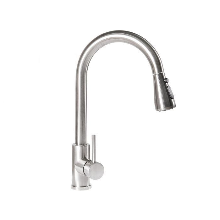 LOWLEIGH Kitchen Tap - Silver
