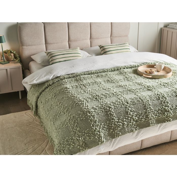 BUDERO Fabric Blanket - Green, 200cm