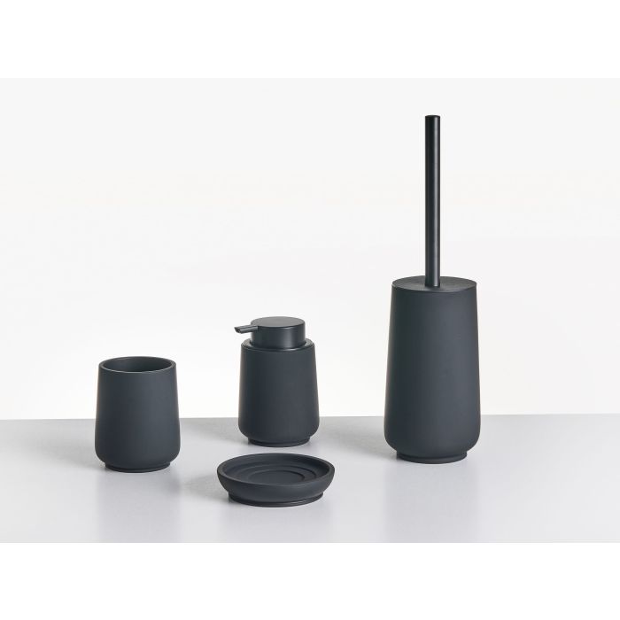 WYLCOMBE 4-Piece Bathroom Accessories Set - Black