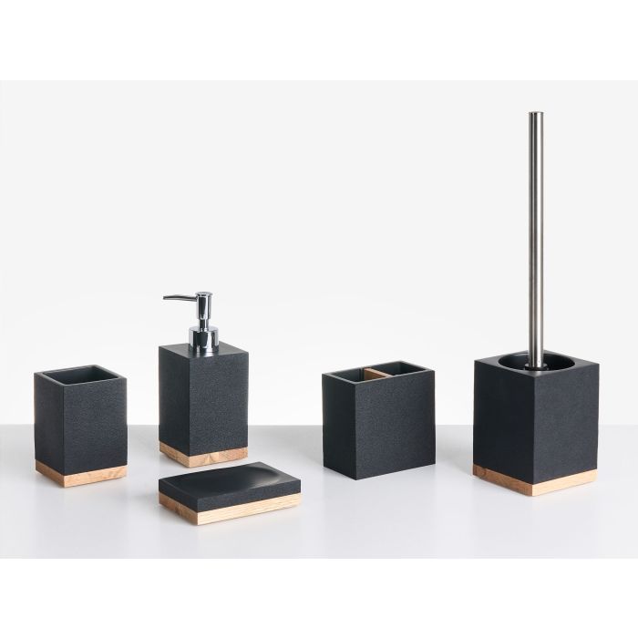 WITHAMERE 5-Piece Bathroom Accessories Set - Black