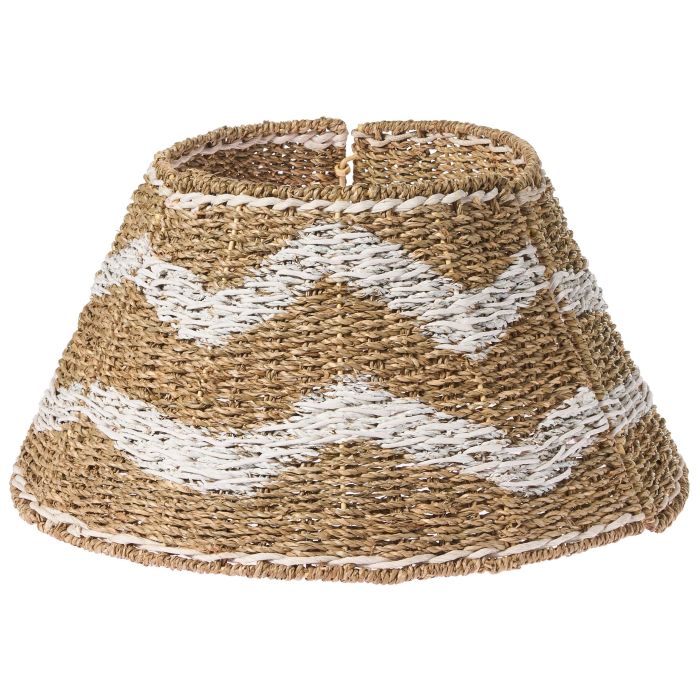 SANDBOURNE Christmas Tree Collar Seagrass 43 cm - White