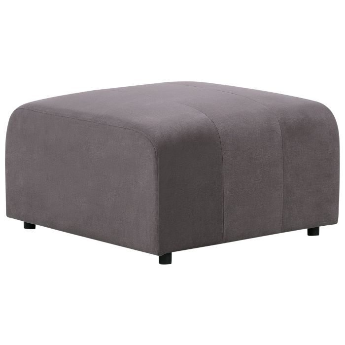 Ottoman FALSTERBO Velvet Dark Grey