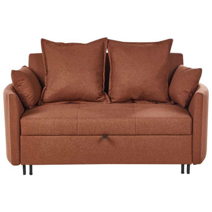 2 Seater Sofabed - LOVIN Fabric Golden Brown