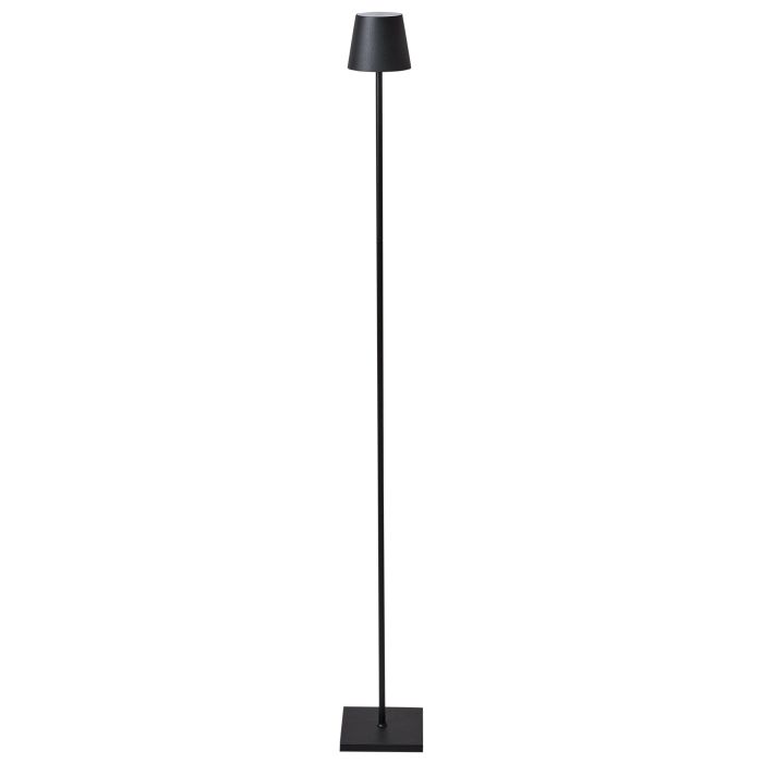 Wireless LED Floor Lamp GAVARRESA Metal Black