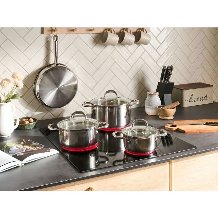 CENUFA Stainless Steel 7 Piece Cookware Set - Silver