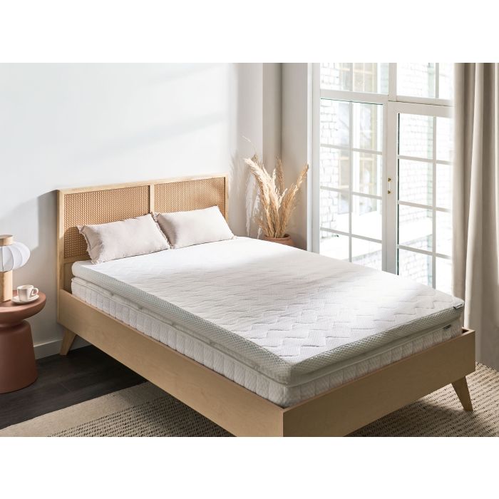 TROSFY Gel Mattress Topper EU Small Double - White