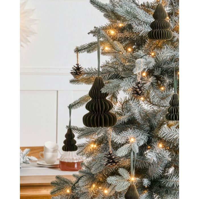 CEGEXI Christmas Decor Hanging Baubles Set of 19 - Green