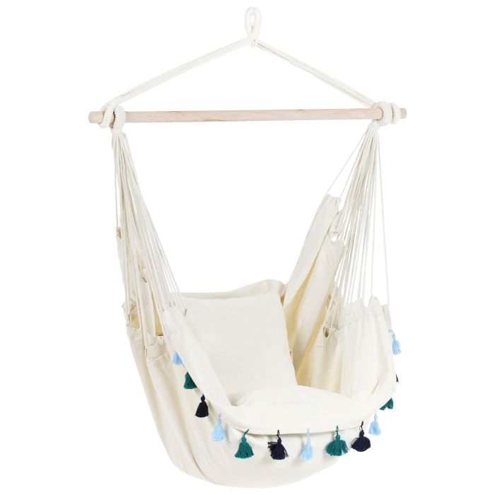 NAREVA Hanging Chair Cotton Blue