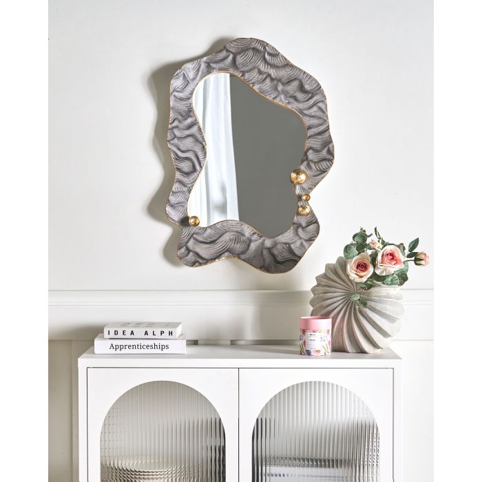 VAXUFA Wall Mirror - Grey