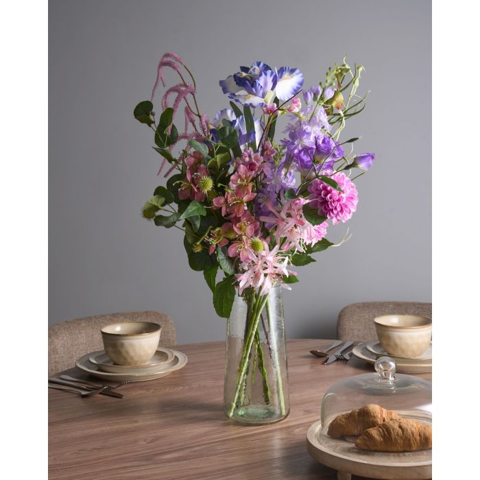 BIKUXA Faux Leather Bar Stool Set of 2 - Brown