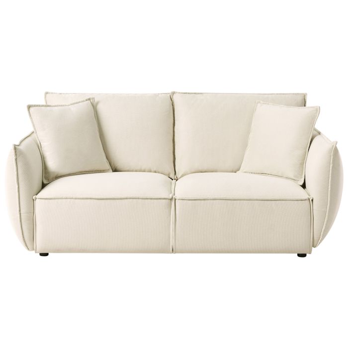 CLIFDEN Fabric 3 Seater Sofa - Light Beige