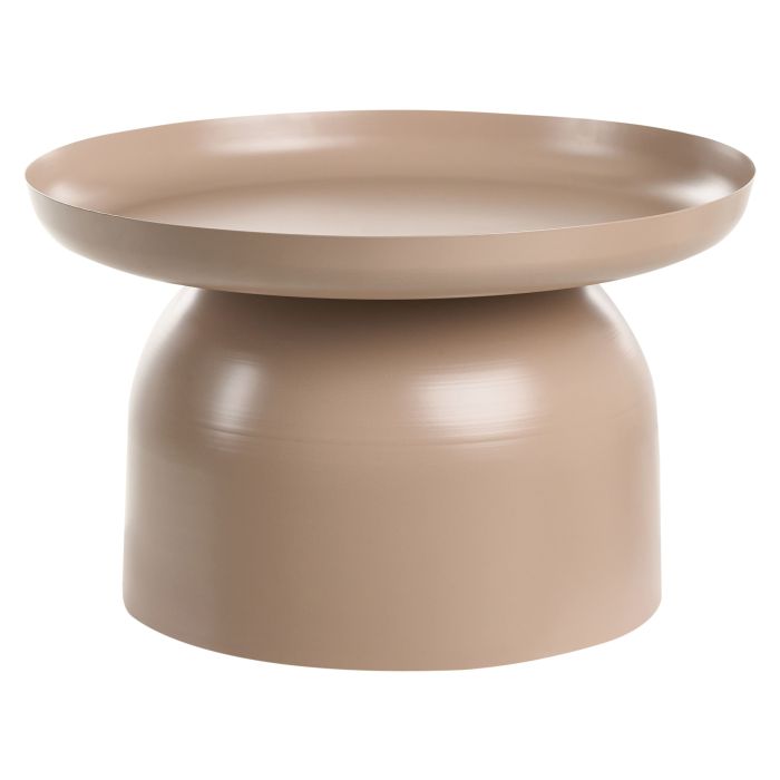 COTTENHAM Metal Round Coffee Table - Beige