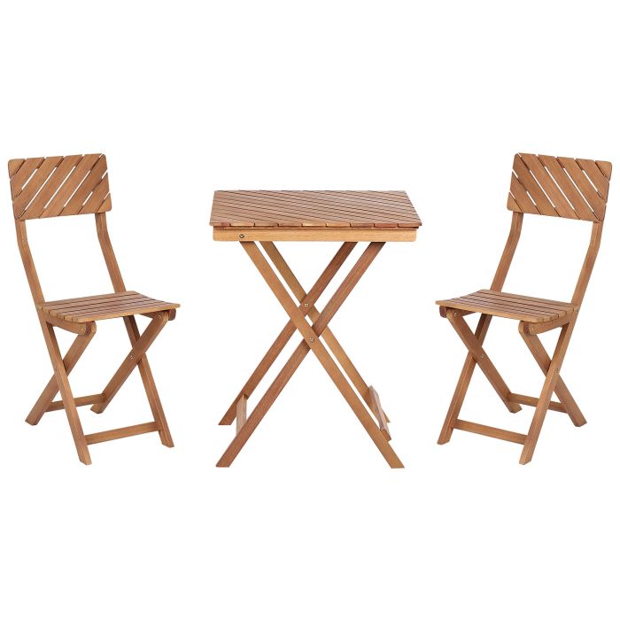 Bistro Set ARDORE Wood Brown
