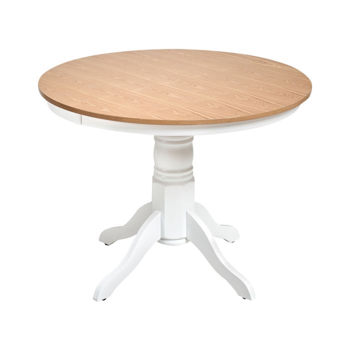NOTCOMBE Round Dining Table Wooden - Light Wood