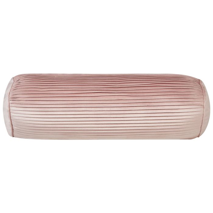Throw Cushion JONQUIL Velvet 22 x 60 cm Pink Solid