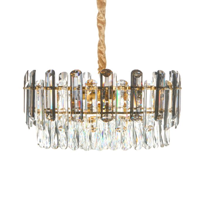 SOUTHMERE Glass Chandelier - Gold