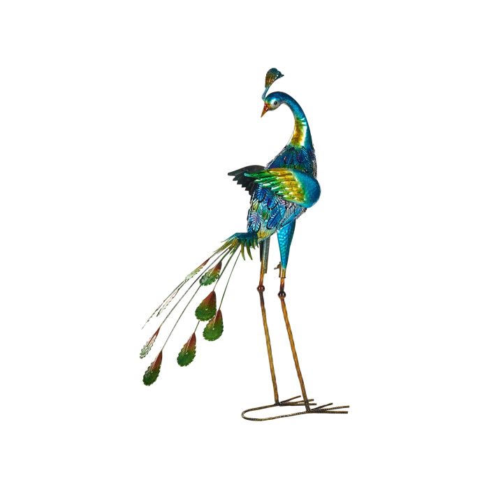 Decorative Figurine Blue PEACOCK