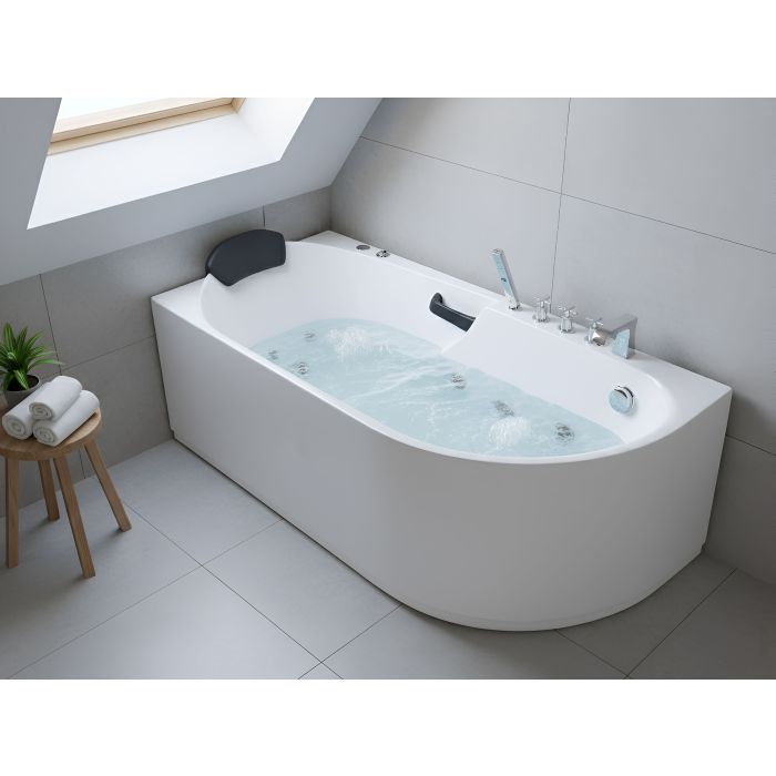 HAFARO Hot Bath Tub Right Hand - White
