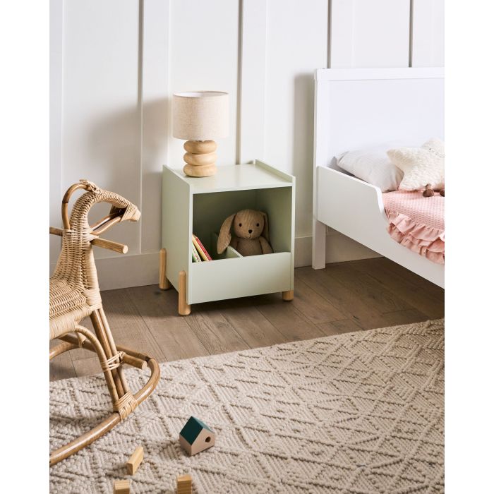 BORVEX Bedside Bedside Table - Light Green