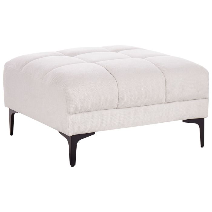 Ottoman ALNES Fabric Off-White