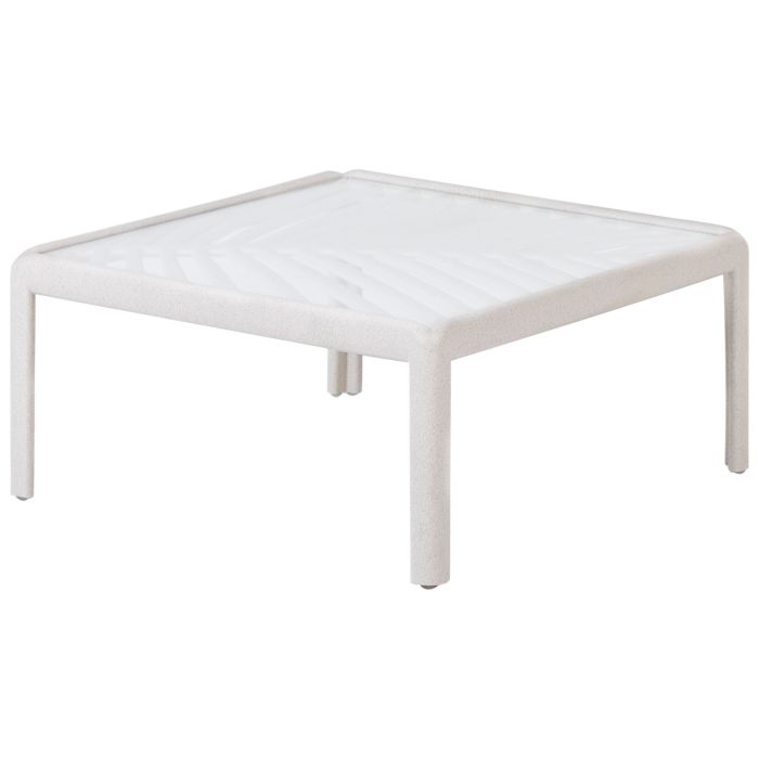 Garden Coffee Table 69 x 69 cm Light Beige FERRETTI
