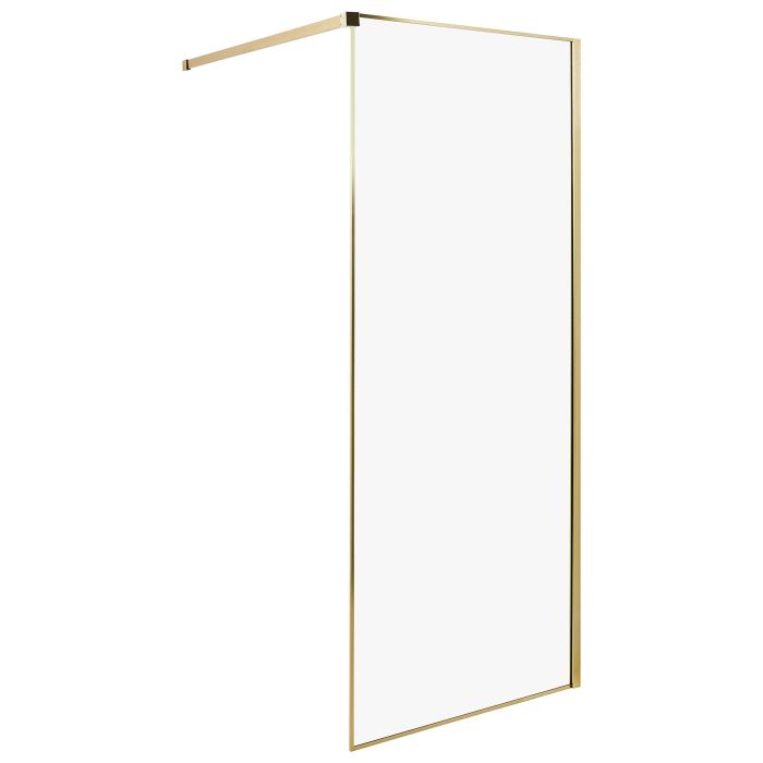 Shower Screen WASPAM 80 x 190 cm Gold