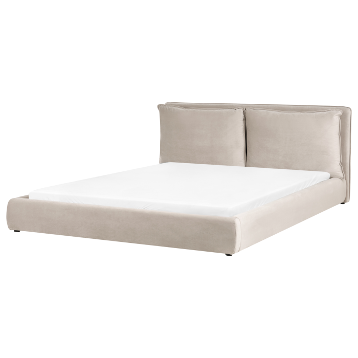 BAJONA Super Kingsize Velvet Bedframe - Taupe