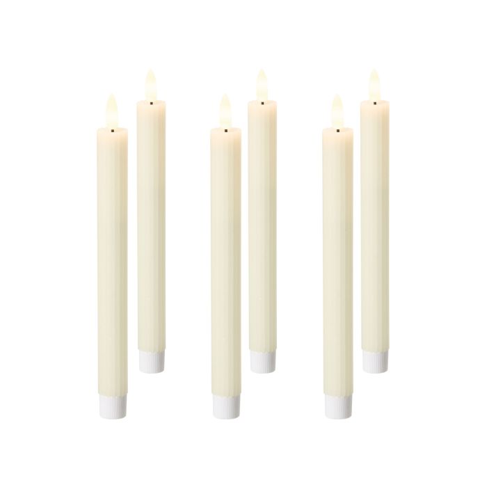 INGLEWOOD Set of 6 Candles - Off White