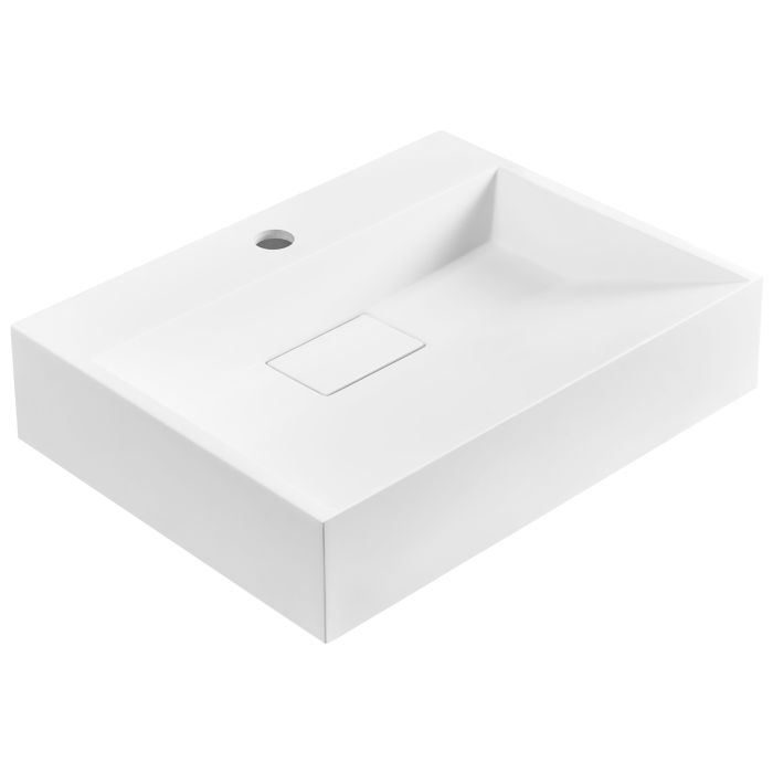 EUQNKO Wall Hung Basin 500 x 380 mm White