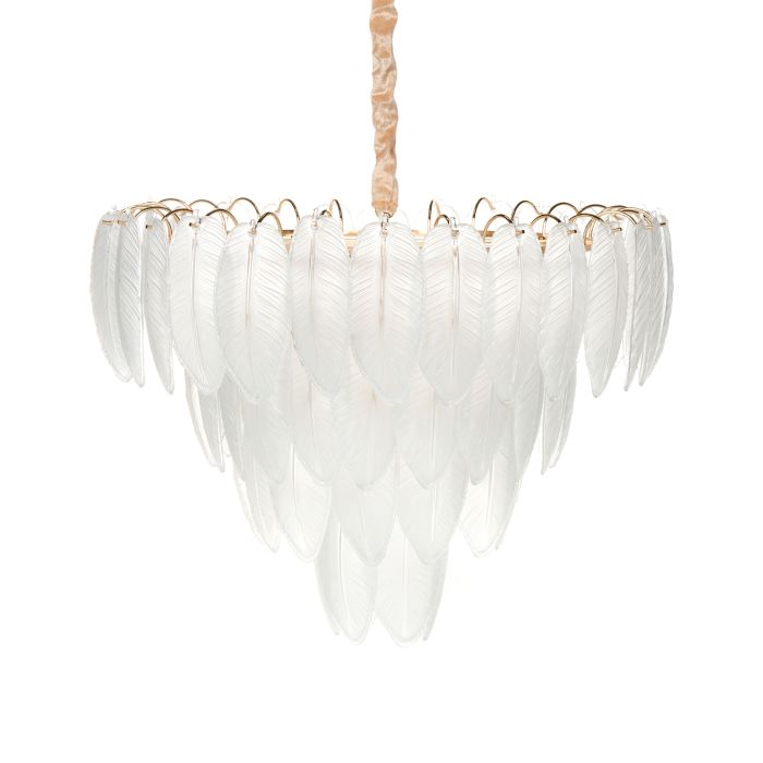 SLOANEHURST Glass Chandelier - Gold