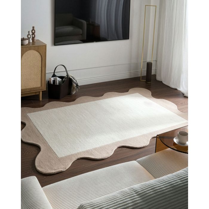 JAQEXI Wool Rug- Beige