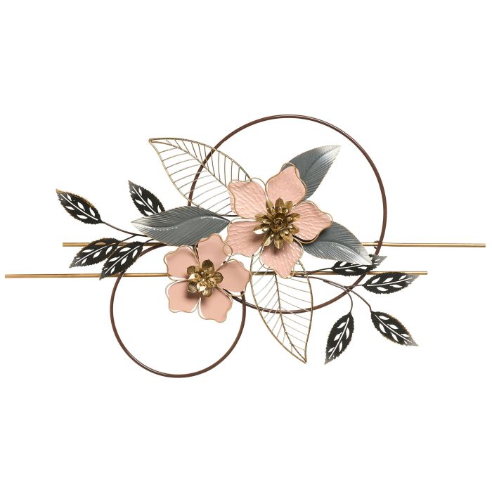 BRAMPTONWELL Wall Decor Flower Metal - Multicolour