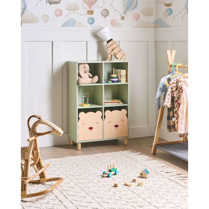 BUGEXI 3 Tier Bookcase - Light Green