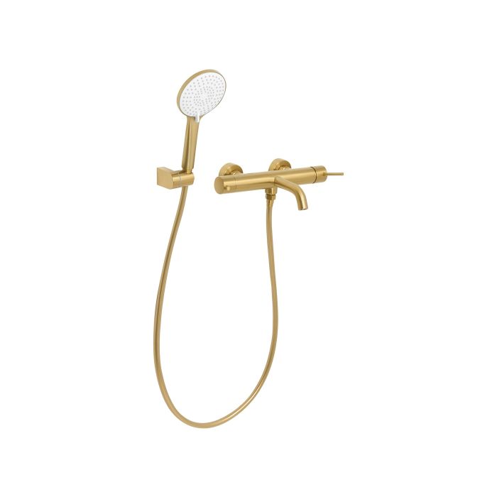 AVONLEIGH Wall Mounted Bath Shower Mixer Tap - Gold