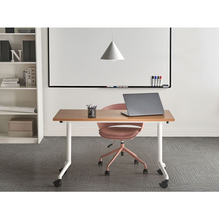 FEYARO Foldable Office Desk - Brown, 120cm