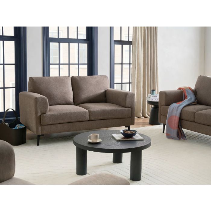 BAJARO Fabric 2 Seater Sofa - Brown