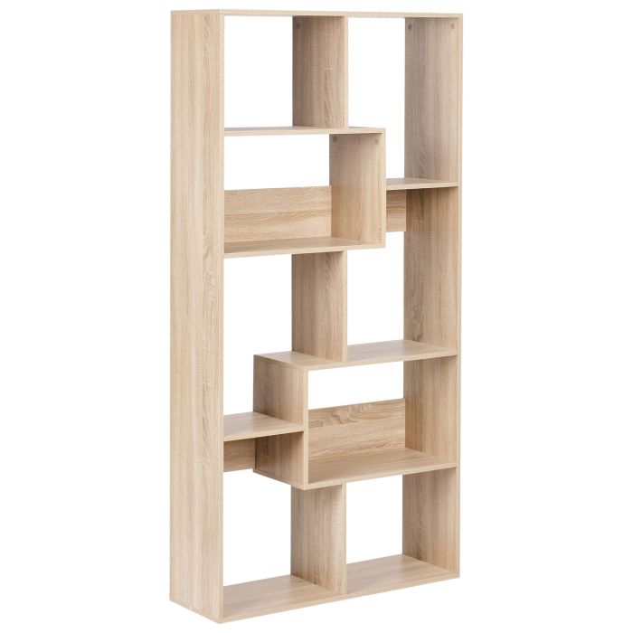 WISCOMBE 6 Tier Bookcase - Light Brown