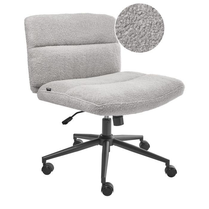 MALDENWELL Fabric Office Desk Chair - Grey