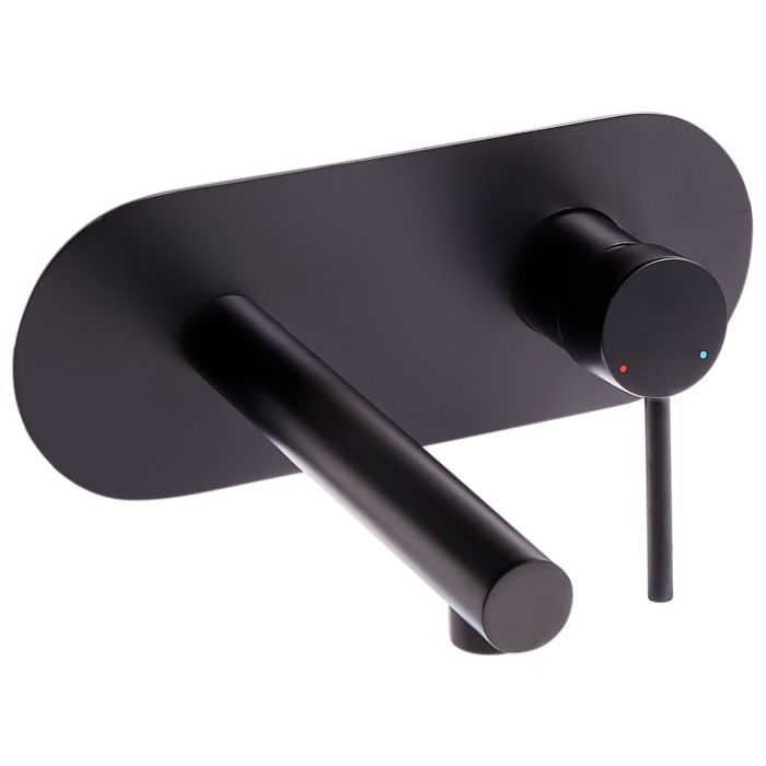 BARRISTON Wall Mounted Basin Mixer Tap Brass - Black