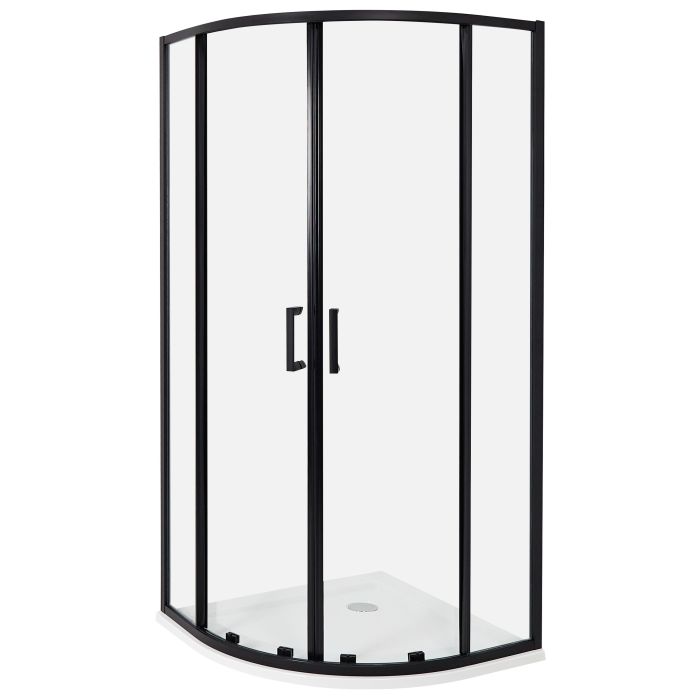 Shower Enclosure JUKATAN 90 x 90 x 185 cm Black