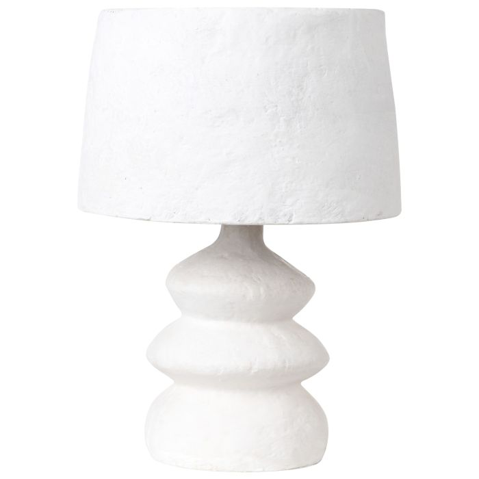 Table Lamp ARAPEY Papier-Mache White