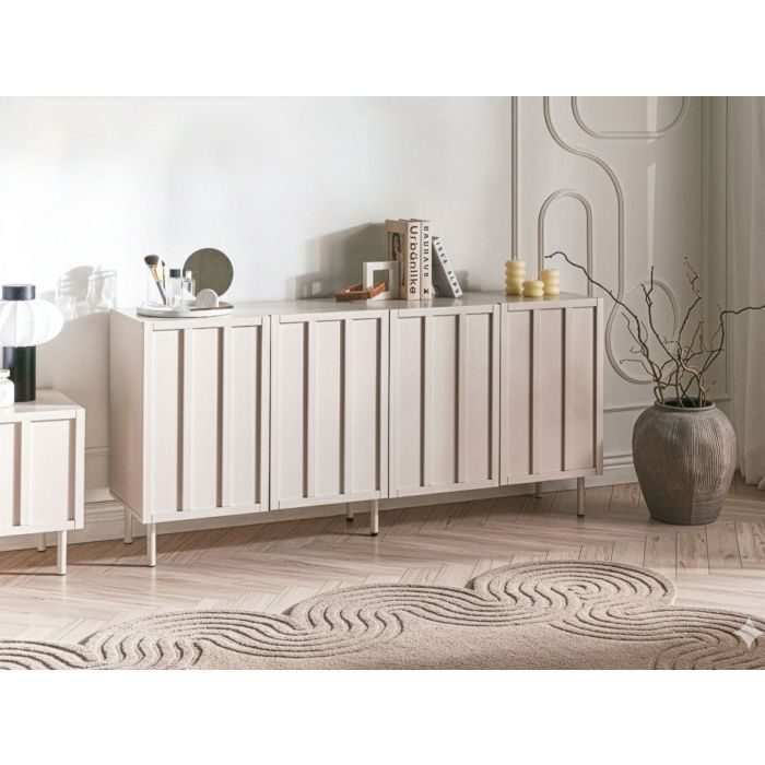 BOQARO 4 Door Sideboard - Beige
