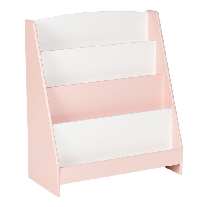 4 Tier Bookcase LILOET Engineered Wood 70 cm Pastel Pink