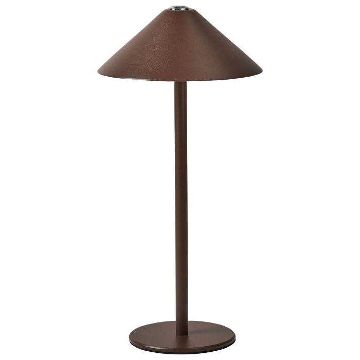 Wireless LED Table Lamp FRANCOLI With Dimmer Metal Brown
