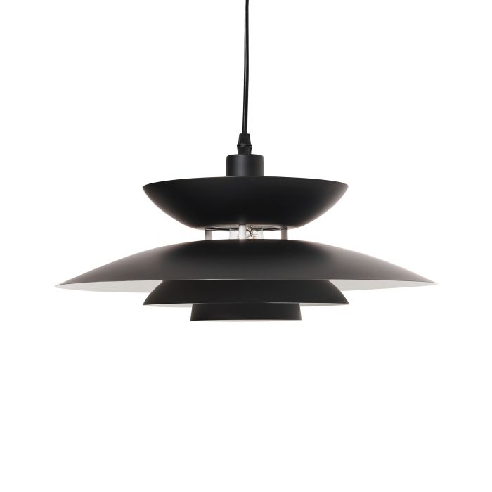 HOLLINGLEY Metal Pendant Lamp - Black