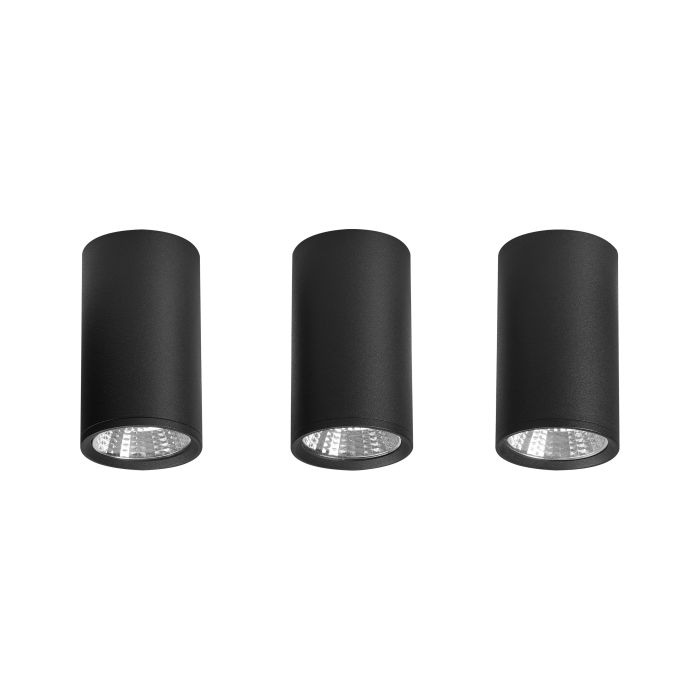 BURWELL Metal LED Ceiling Lamp - Black