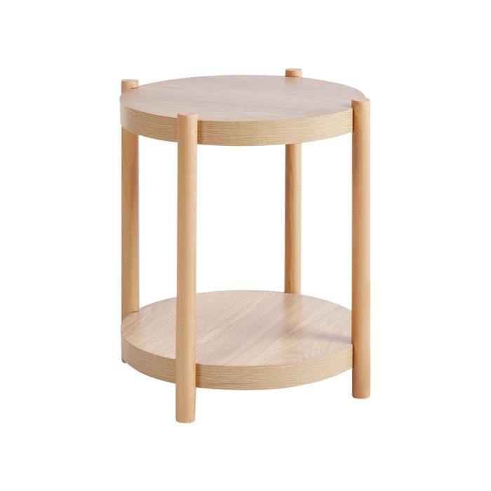 Side Table Light Wood CONNELL