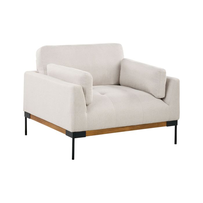 Armchair SKAVEN Fabric Light Beige