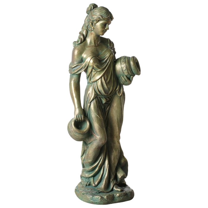 REEDHAM Garden Woman Figurine - Green