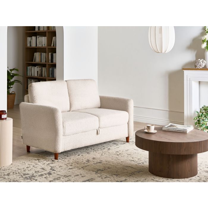 MRAE Boucle Fabirc 2 Seater Sofa - Beige